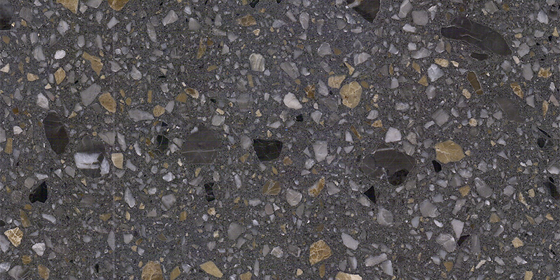 MIH-107 Atlantic Grey terrazzo slab