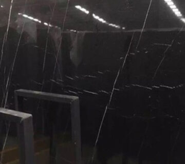 China Marble big size slabs Nero Marquina 360x320