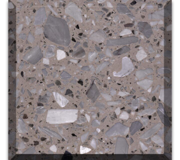 Grey color artificial stone precast terrazzo slabs 360x320
