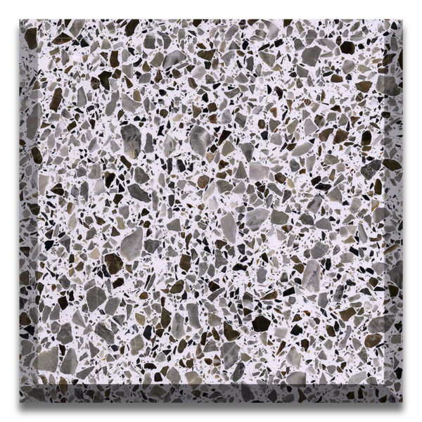 Artificial stone white terrazzo polish Slabs