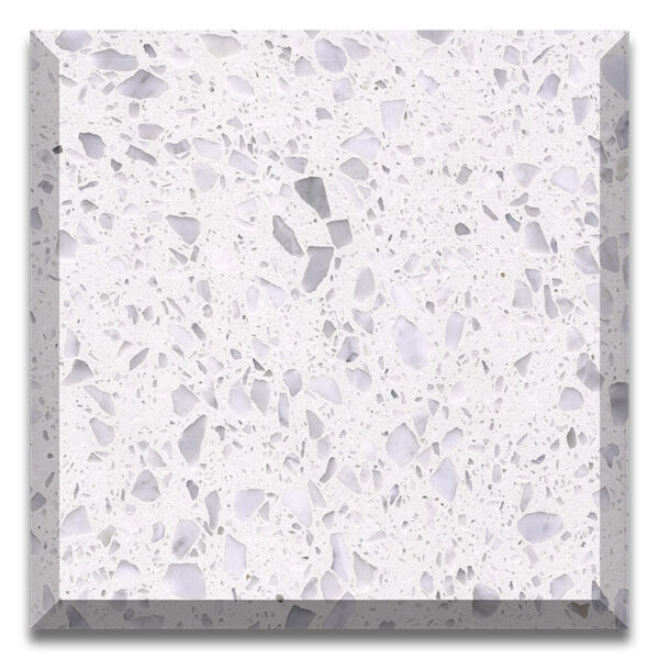 White Alps artificial stone precast terrazzo slabs and tiles slab 600x600